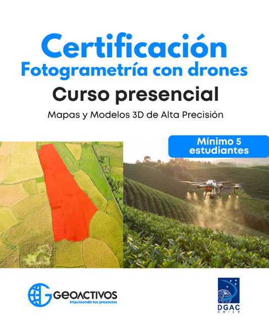 Curso de Fotogrametría Aérea con Drones: Mapas y Modelos 3D de Alta Precisión
